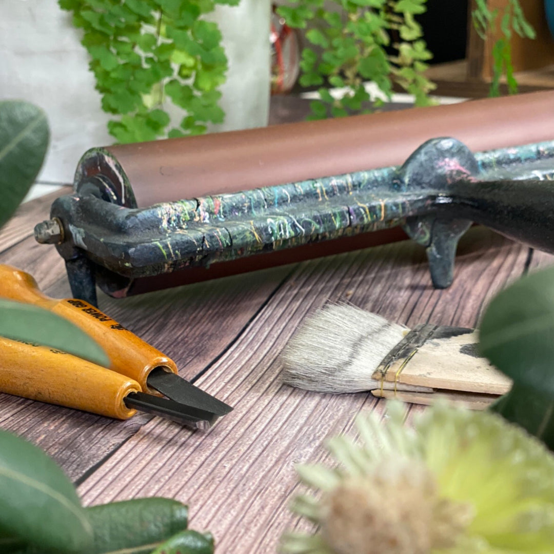 online printmaking workshop with Trudy Rice