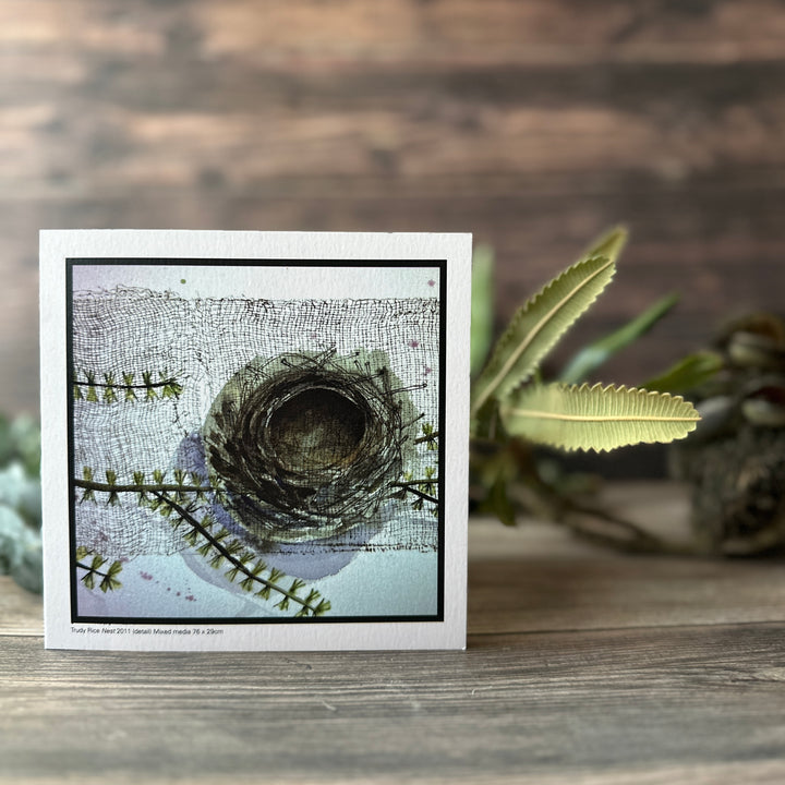 Square Greeting Card - Nest