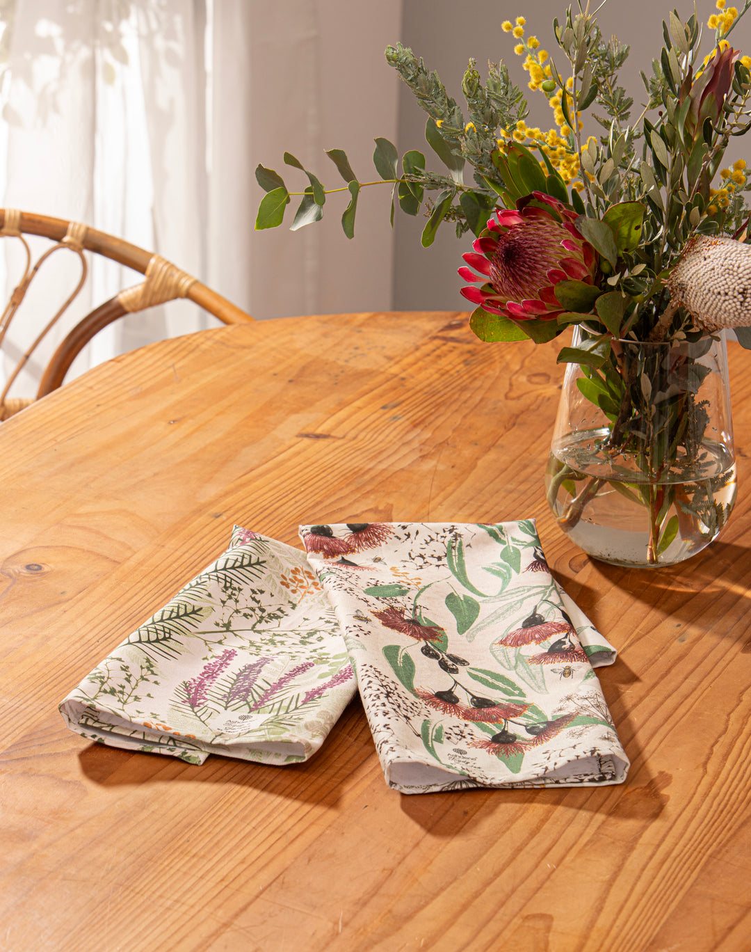 Wattle & Waratah Kitchen Towel Set