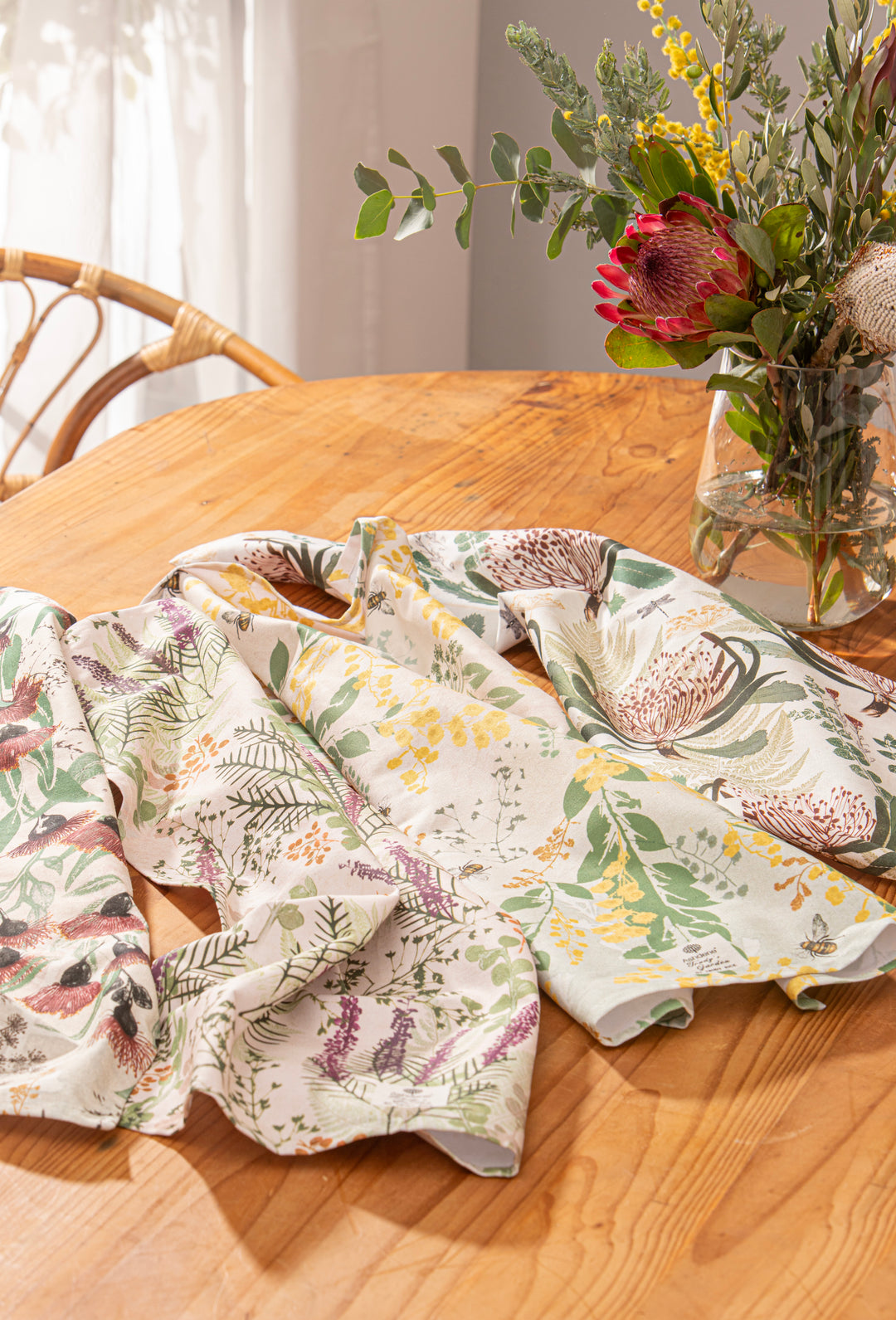 Wattle & Waratah Kitchen Towel Set