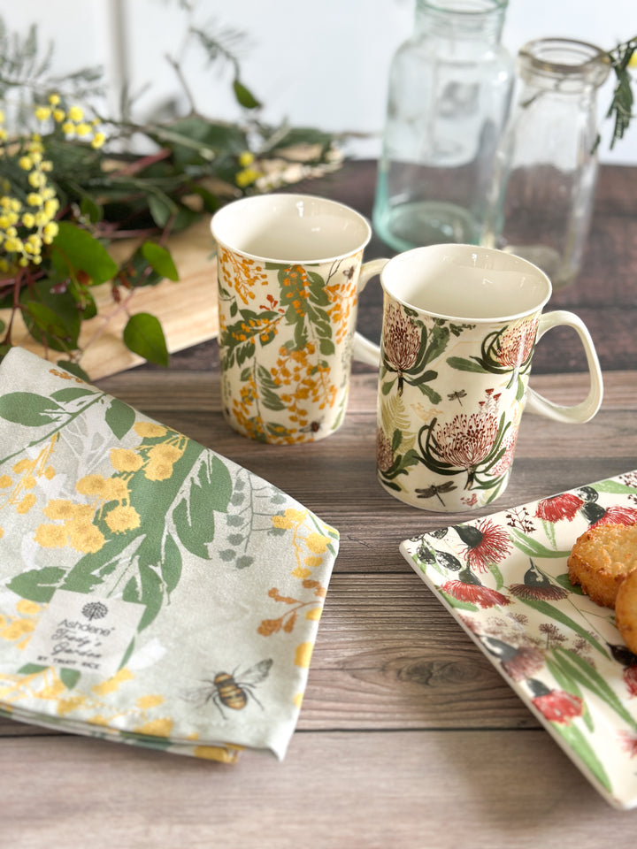 Wattle & Waratah Kitchen Towel Set