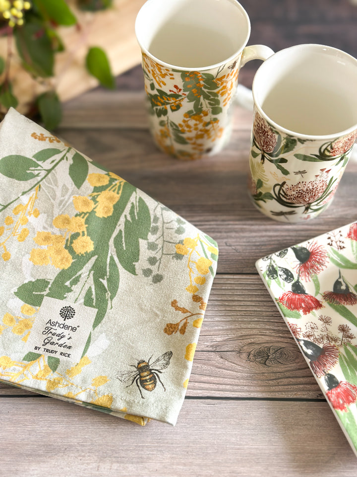 Wattle & Waratah Kitchen Towel Set