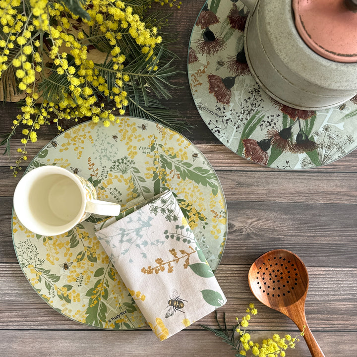 Wattle & Waratah Kitchen Towel Set
