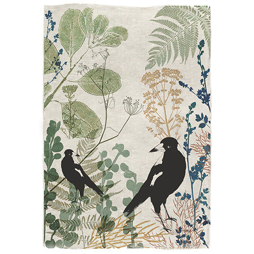 ECO Tea Towel Magpie Music Design.